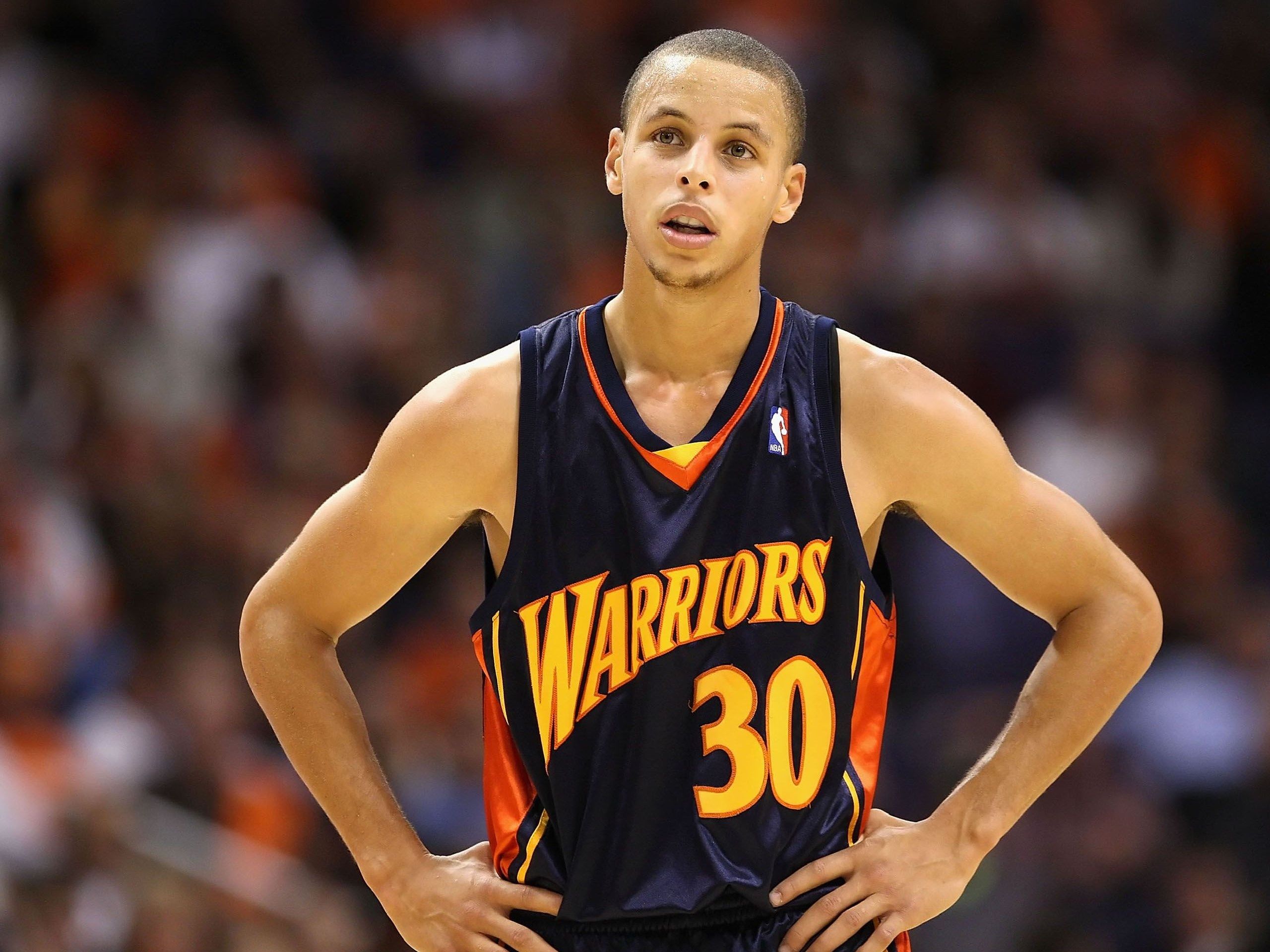 steph curry old warriors jersey